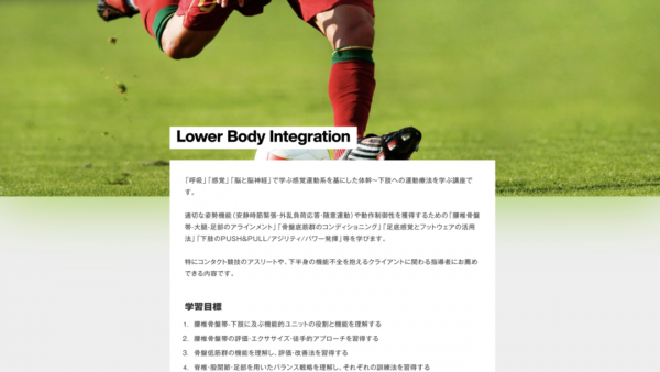 Lower Body Integration（LBI）